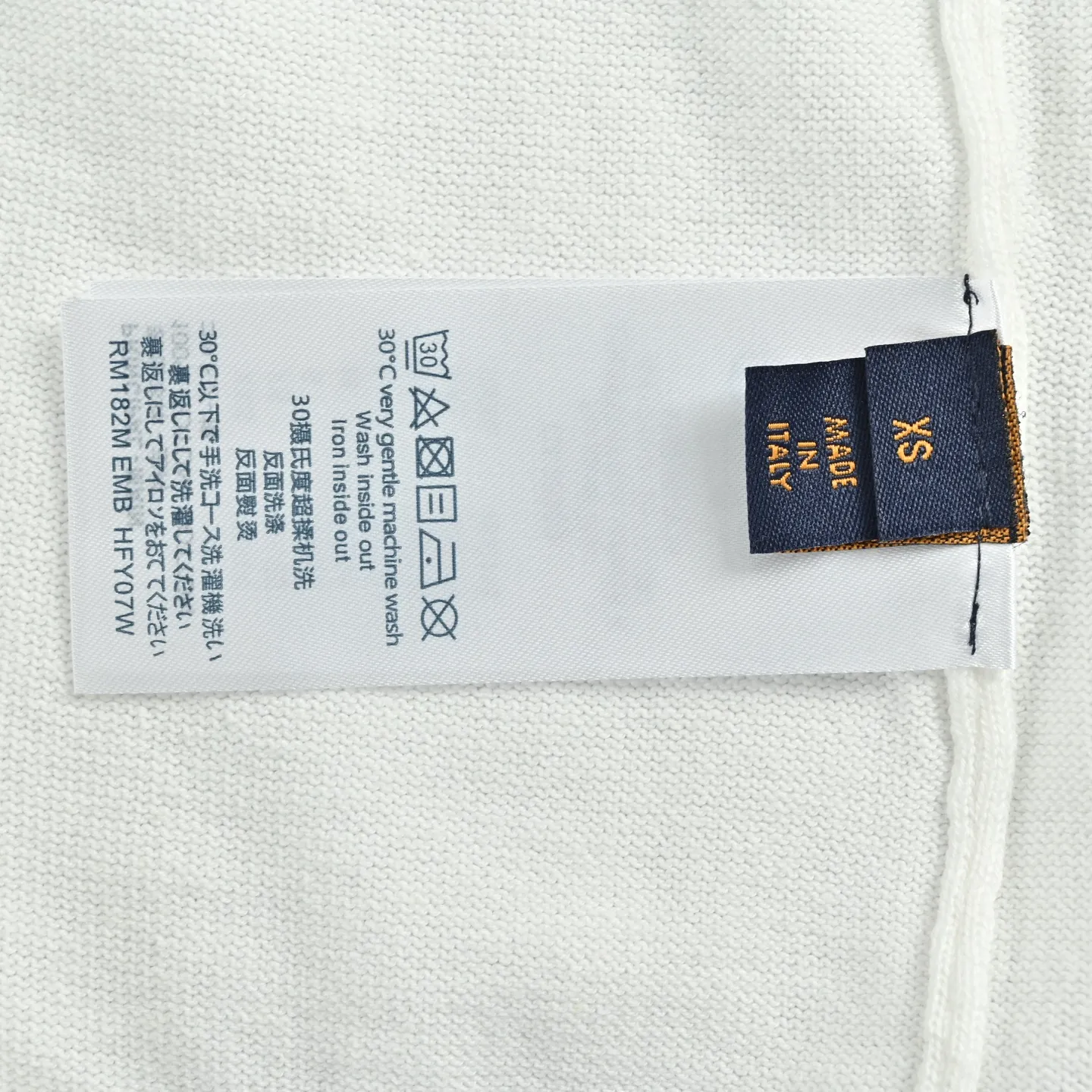 Louis Vuitton/Louis Vuitton Nigo joint letter embroidery jacquard pattern knitted short sleeves